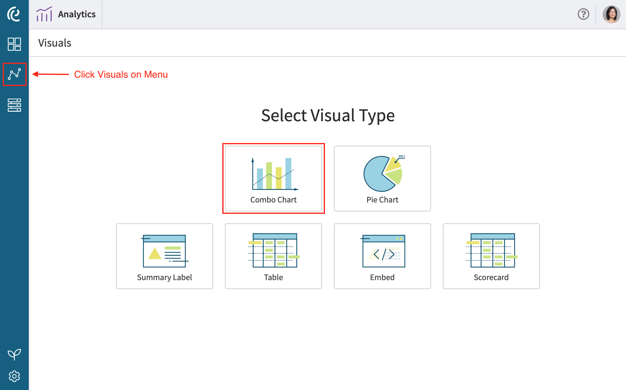 Create a Combo Chart Visual – Envisio